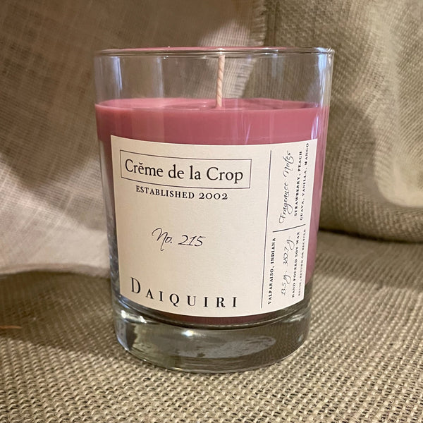 Soy Candle - Daiquiri - Strawberry - Non-Toxic - Safe front