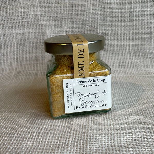 Salt - Sample Jars - Bergamot  - Geranium - Front
