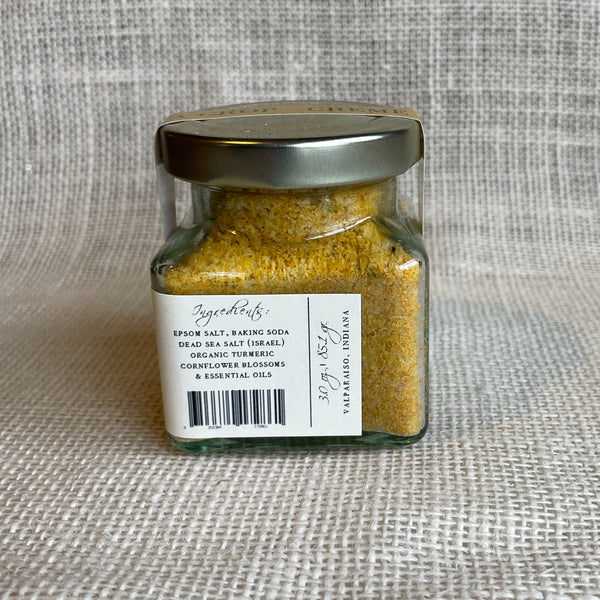 Salt - Sample Jars - Bergamot  - Geranium - Side