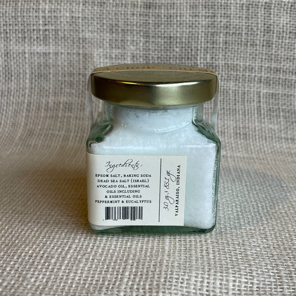 ng Salt - Sample Jars - Peppermint - Eucalyptus - Side
